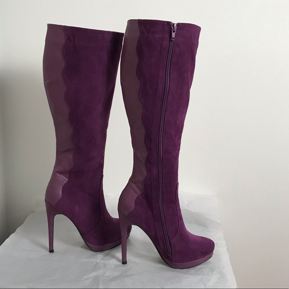 Purple boots-Madison